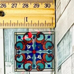 🌀10/$10🌀 Holographic Mosaic Window Reusable Sticker Decal